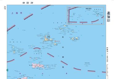 舟山地图图片