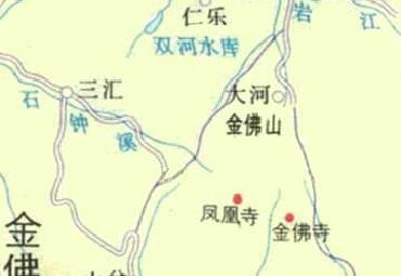 金佛山地图