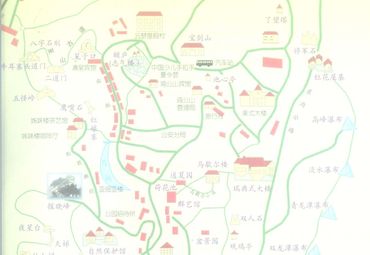 鸡公山风景名胜区地图