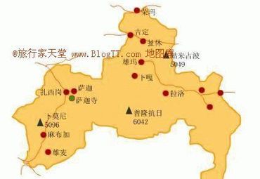 【萨迦县地图】萨迦县全图查询_2019西藏日喀则萨迦县电子地图下载