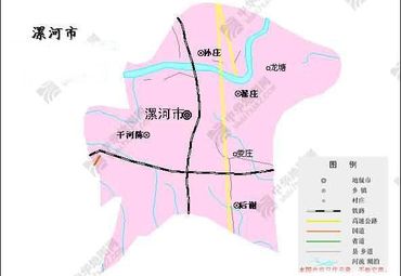 漯河市城区国省道路交通地图