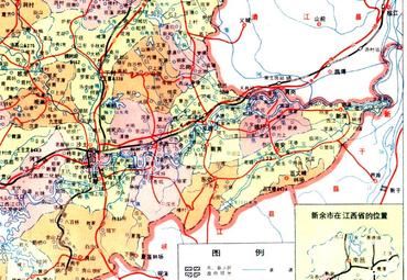 【新余地图】新余全图查询_2016中国江西新余电子地图