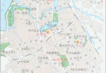 安徽滁州市区地图图片