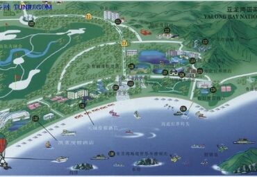 亚龙湾地图