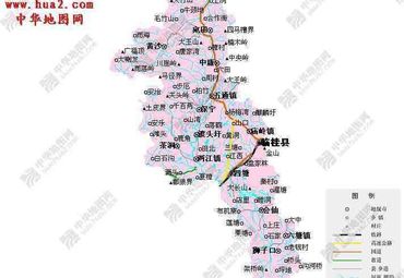 广西桂林临桂县辖区图.图片