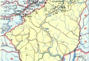 西藏墨脱县行政区划地.