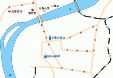 湘潭交通地图