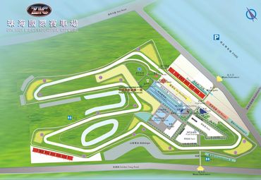 珠海国际赛车场地图