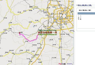 北京房山区17路线路.