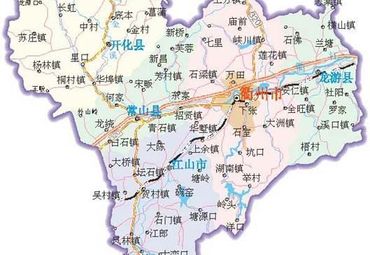衢州地图