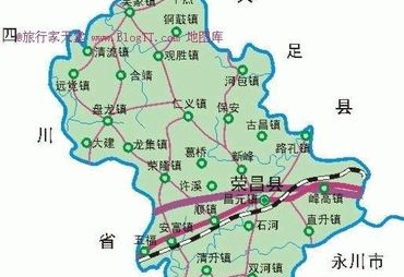 荣昌地图