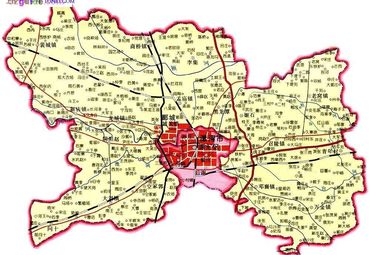 漯河市郾城县地图图片