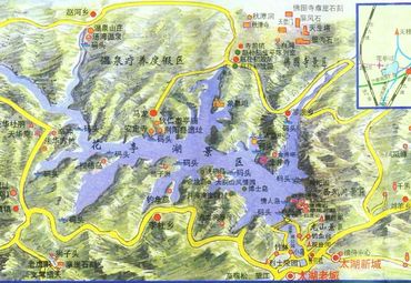 花亭湖地图