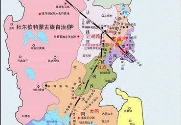 黑龙江大庆规划图