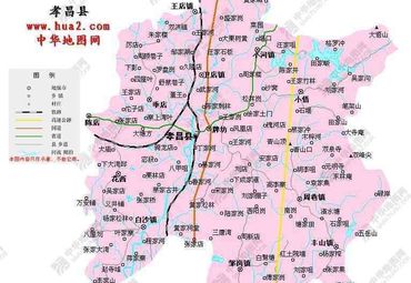孝昌市地图图片