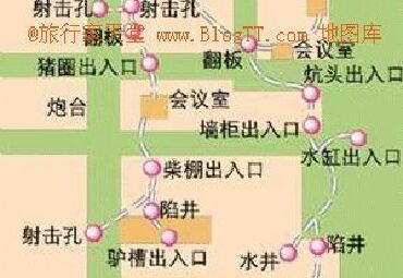 【焦庄户地道战遗址纪念馆地图】焦庄户地道战遗址馆