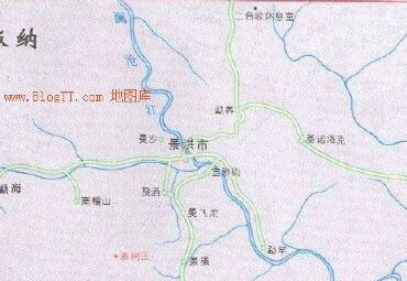 西双版纳地图4