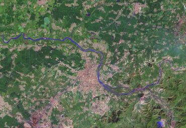 辽宁省辽阳市卫星地图