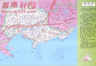 广东省陆丰市地图