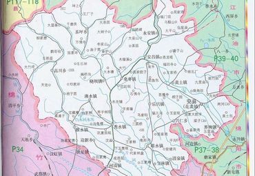 四川省绵阳市安县地图