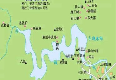 龙庆峡风景区地图