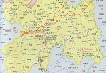 【恩施地图】恩施全图查询_2016中国湖北恩施电子地图图片