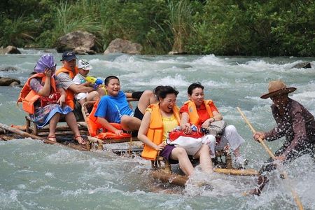  福鼎太姥山,九鲤溪竹筏漂流动车自助2日游>海上仙都,世界地质公园