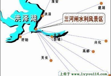 洪泽湖地图