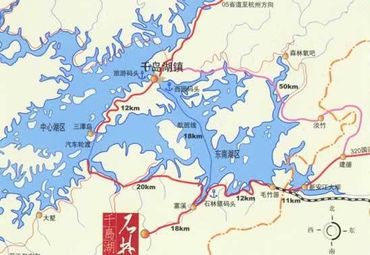 【千岛湖地图】_千岛湖在哪里_千岛湖怎么走_途牛