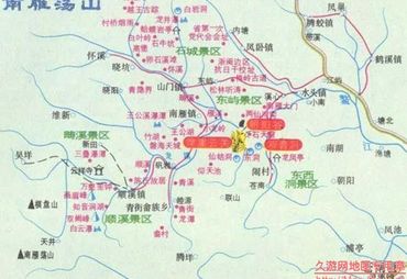 浙江温州平阳南雁荡山地图图片
