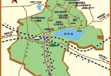 天津蓟县景点分布图图片