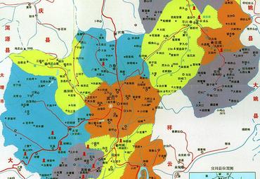 【宾川县地图】宾川县全图查询_2016中国云南大理宾川县电子地图下载