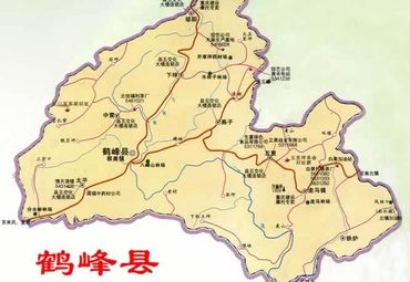 湖北恩施市鹤峰县地图.图片
