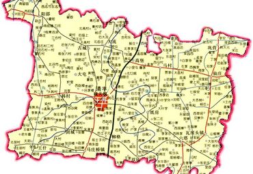 河南省濮阳市清丰县道路交通地图图片