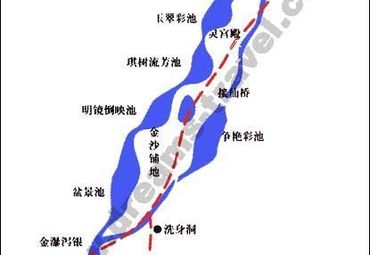 黄龙风景名胜区地图