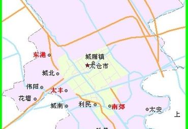 太仓城厢镇地图