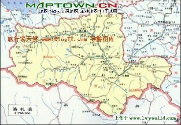 西藏洛扎县地图