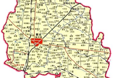 河南许昌襄城地图图片