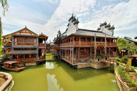 青岛-台儿庄古城 -微山湖湿地大巴2日游运河古镇 生态旅游
