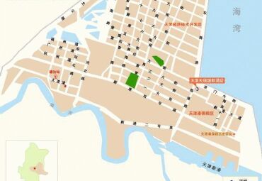 地图】塘沽街道全图查询_2021天津滨海新区塘沽街道电子地图下载_途牛