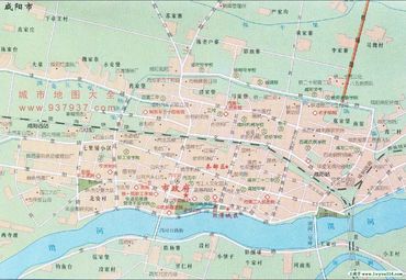 咸阳市城区图