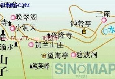 贺兰山自然保护区地图