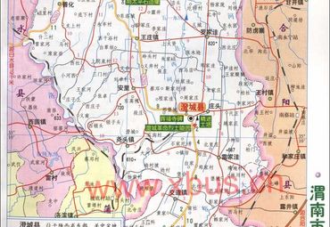 渭南澄城县地图图片