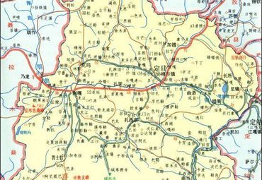 定日县地图图片