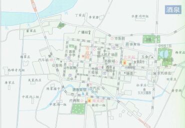 【酒泉地图】酒泉全图查询_2018甘肃酒泉电子地图下载_途牛