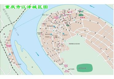 重庆江津市城区图图片