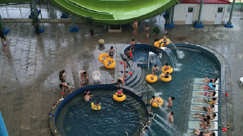  鲁山尧龙湾水上乐园汽车1日游>温泉,戏水