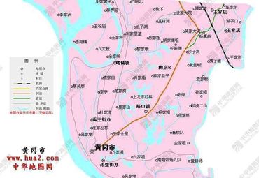 【黄冈地图】黄冈全图查询_2020湖北黄冈电子地图下载