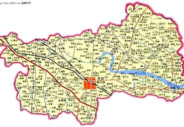 河南省商丘市民权县地图图片