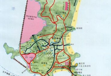 辰山植物园景区地图